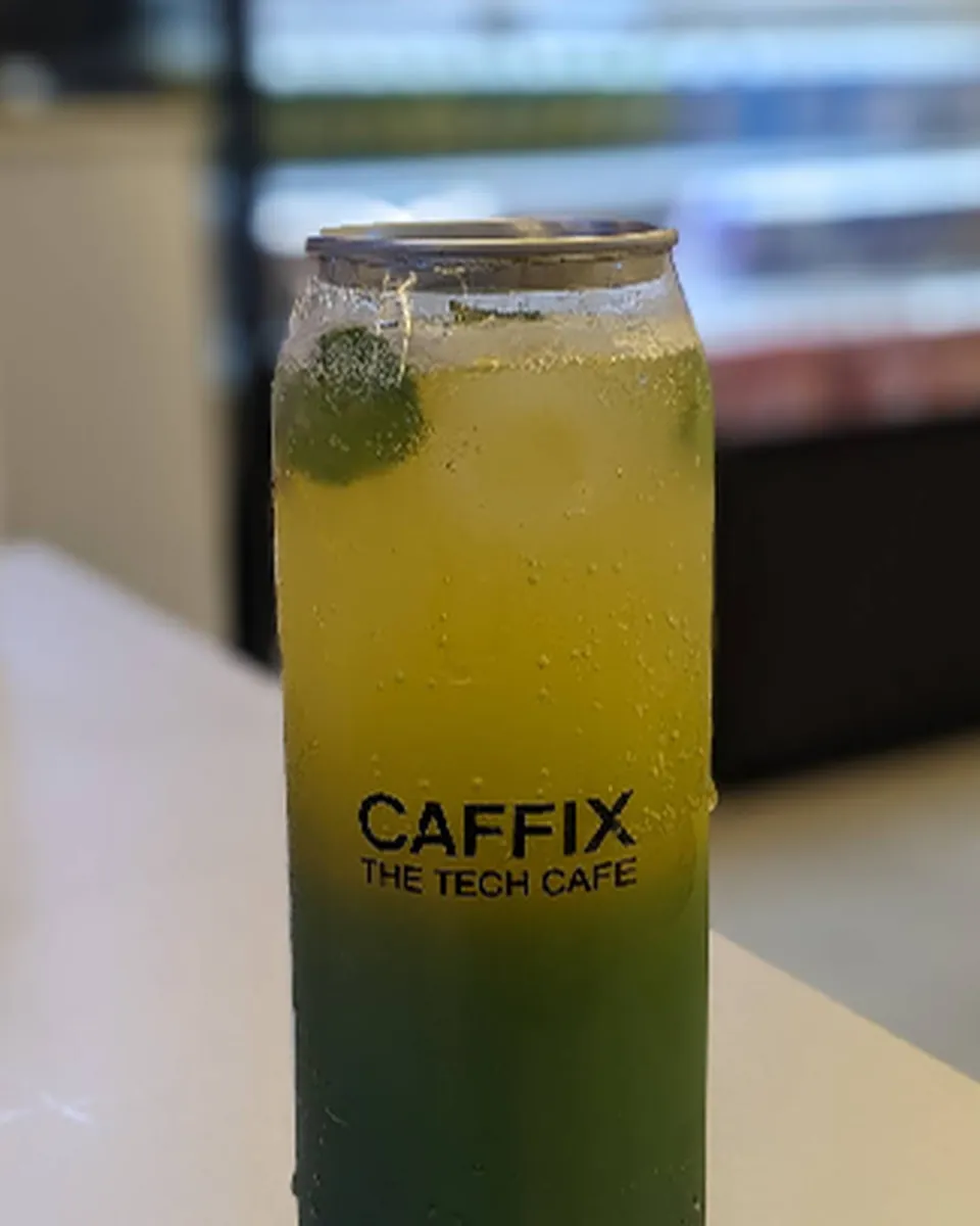 A signature drink at Caffix