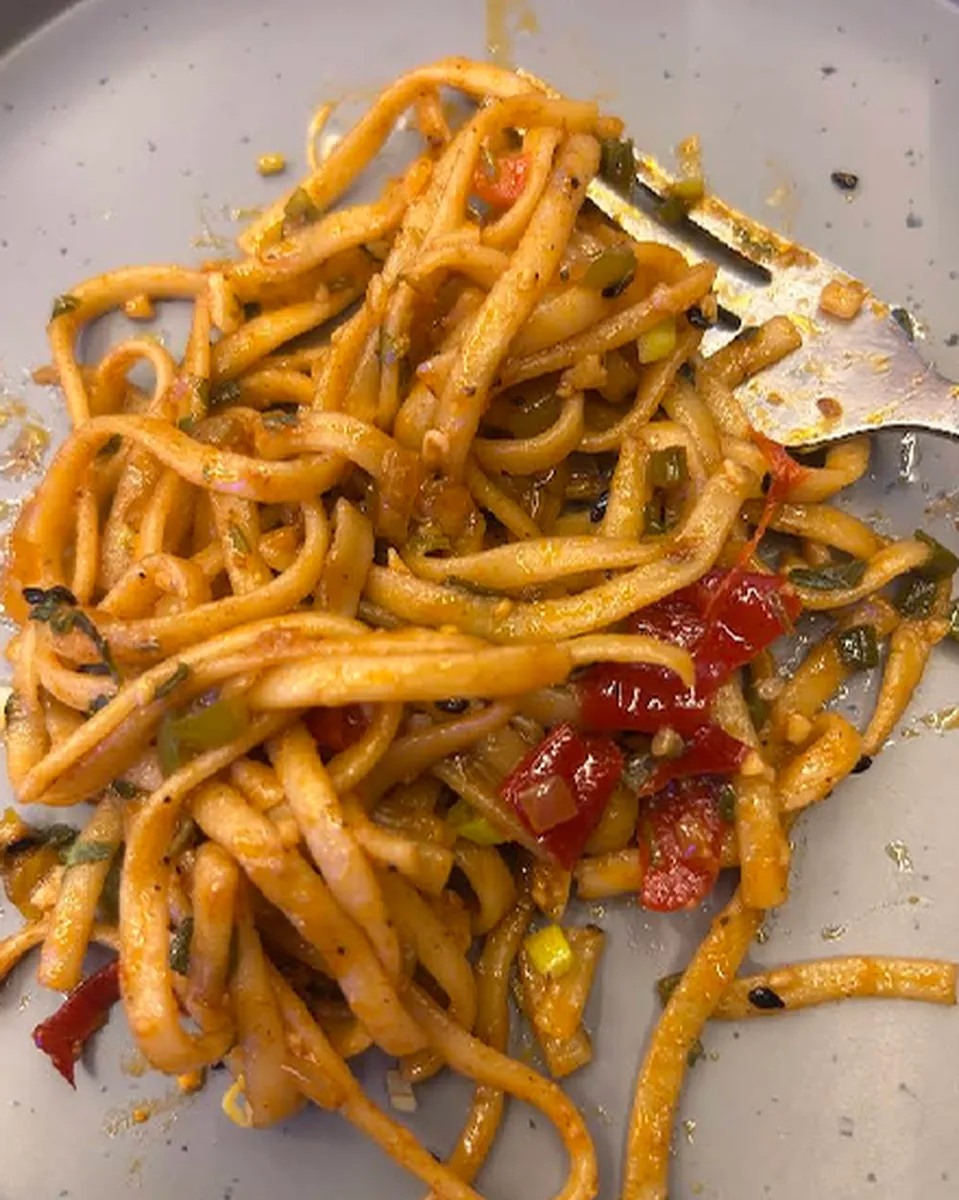 A signature plate at Caffix