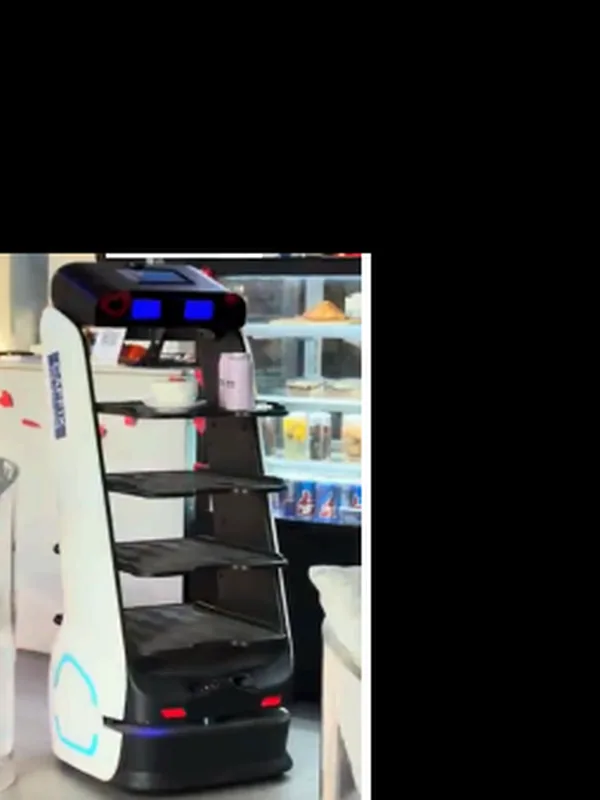 Caffix's real food-serving robot in the café